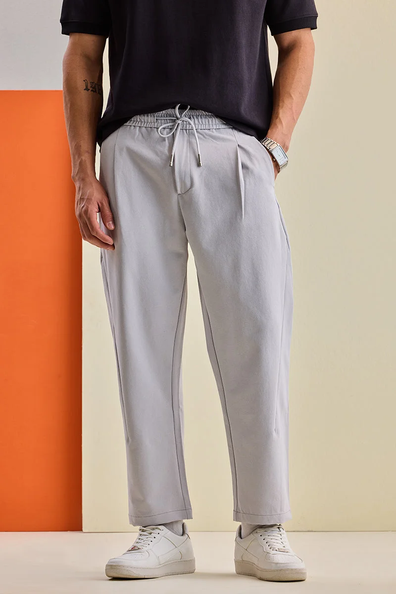 سنيتش Baggy Fit Grey Trousers